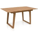 Moebel-Eins RONDY Esstisch/Ausziehtisch, Material Massivholz, Eiche geölt, 130/180 x 90 cm
