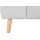 Home Affaire 2,5-Sitzer HOME AFFAIRE "Janek Scandic Design, elegant und zeitlos", grau (hellgrau), B:193cm H:81cm T:90cm, Struktur fein ( 100% Polyester);Struktur weich (92% Polyester, 8% Nylon);Struktur fein ( 100% Polyester), Sofas, mit Federkern und Keder in