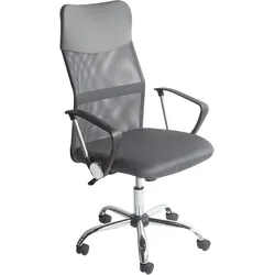 Bürostuhl grau höhenverstellbar DESIGN