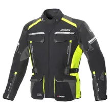 BÜSE Highland II Textiljacke Schwarz/Gelb 56