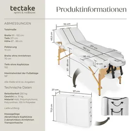 Tectake Massageliege,
