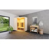Infraworld Infrarotkabine TrioSol Unica 3 179 x 128 x 203 cm (Gr. 4) Espe inkl. 5-teiligem gratis Zubehörset