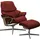 Stressless Relaxsessel STRESSLESS "Reno", rot (rot dinamica), B:83cm H:100cm T:76cm, Microfaser DINAMICA (88% Polyester, 12% Polyurethan), Sessel, Relaxsessel, mit Cross Base, Größe S, M & L, Holzakzent Eiche