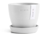 Ecopots Pflanztopf Antwerp Mini Weiß 11,5 cm x 10,1 cm