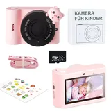 Kinderkamera 48MP Kinder Selfie Kamera Touchscreen Kamera Kinder 3,0''