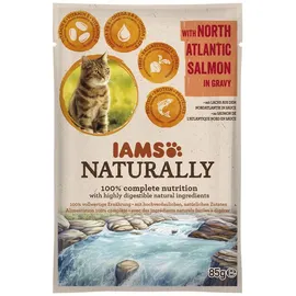 Iams Naturally Lachs in Sauce 85 g