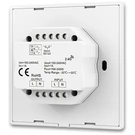 ISOLED Sys-Pro 1 Zone Einbau-Drehknopf Funk-Dimmer