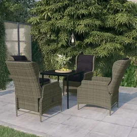 vidaXL Garten-Essgruppe 5-tlg. Braun