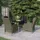 vidaXL Garten-Essgruppe 5-tlg. Braun
