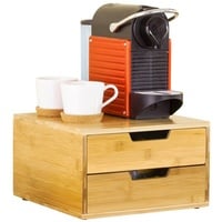 SoBuy Kaffeekapsel Box Kapselspender Aufbewahrungsbox Schubladenbox Schreibtischorganizer bht: 30x18x31cm