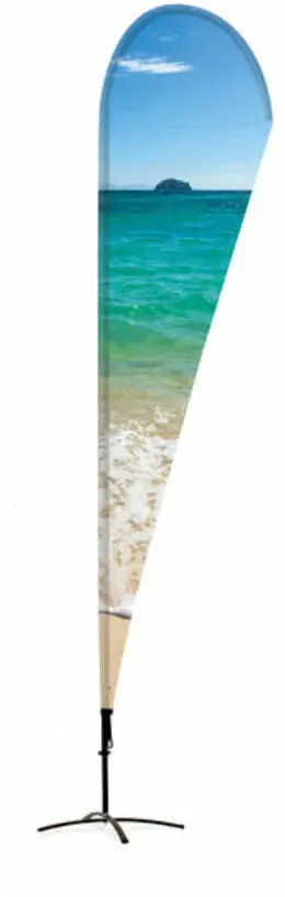 Beachflag Alu TropfenForm 400cm Gesamthöhe mit luxuriöser Tasche