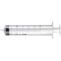 Rays- INJ/LIGHT Injektionsspritzen ohne Nadel, exzentrischer Luer-Konus, steril, Einweg, latexfrei, Volumen 60 ml, Packung 25 Stück