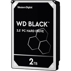 WD Interne Festplatte 8.9 cm (3.5 Zoll) BlackTM 2 TB SATA III Bulk (2 TB, 3.5″), Festplatte