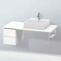 Duravit L-Cube Seitenschrank, 2 Auszüge, LC583501818,