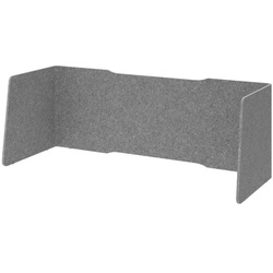 HAMMERBACHER Akustik-Einhausung, 3-seitig, faltbar, 174 x 65 x 65,5 cm grau, 174x65.5x65 cm