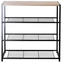 CaliCosy Schuhregal 30 x 63 x 63 cm Esche / Helles Holz