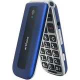 artfone Seniorenhandy ohne Vertrag, Klapphandy Mobiltelefon mit Großen Tasten, Rentner Handy mit 2,4 Zoll Farbdisplay, Dual SIM, SOS Notruftaste, Taschenlampe, 1000 mAh Akku, 2G GSM, Blau