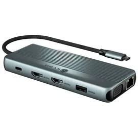 Icy Box IB-DK4062-CPD Multi Dockingstation - Grau