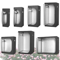 UISEBRT Growzelt Pflanzenzelt Gewächshaus 120x60x150 cm Zuchtzelt Growschrank Indoor Anbauzelt aus 600D Oxford-Stoff mit Stahlrahmen Licht- und Wasserdicht Grow Tent für Gemüse Kräuter und Blumen