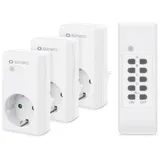 Sonero Funksteckdose Weiß 3 St.