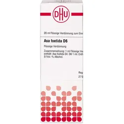 ASA FOETIDA D 6 Dilution 20 ml