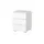 Sconto Nachtschrank NAKO 46 x 42 x 61 cm Weiß