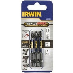 Irwin, Bits, Impact Tipps Set Set 3 PCs 50 mm T15, T20, T25