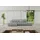 altdecor Ecksofa Olea-L2 Samt mit Schlaffunktion 3-Sitzer Grau