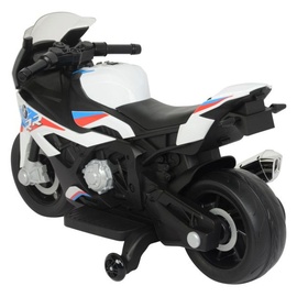 Lean Toys Kinderpolizei Motorrad BMW S1000RR, 12 Volt, 1 Sitz/e, Batterie: 1x12v3,5ah, 92 cm x 43 cm x 56 cm, Höchstgeschwindigkeit: 2,5-4,5 km/h