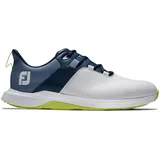 FootJoy Prolite Golfschuh für Herren, Weiß, Marineblau, Limette, 42 EU - 42 EU