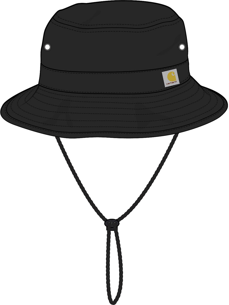Carhartt Rain Defender Bucket, chapeau - Noir - S-M