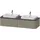 Duravit Happy D.2 Plus 160x55cm, 2 AZ, f AWT, B bs, st-g s-matt