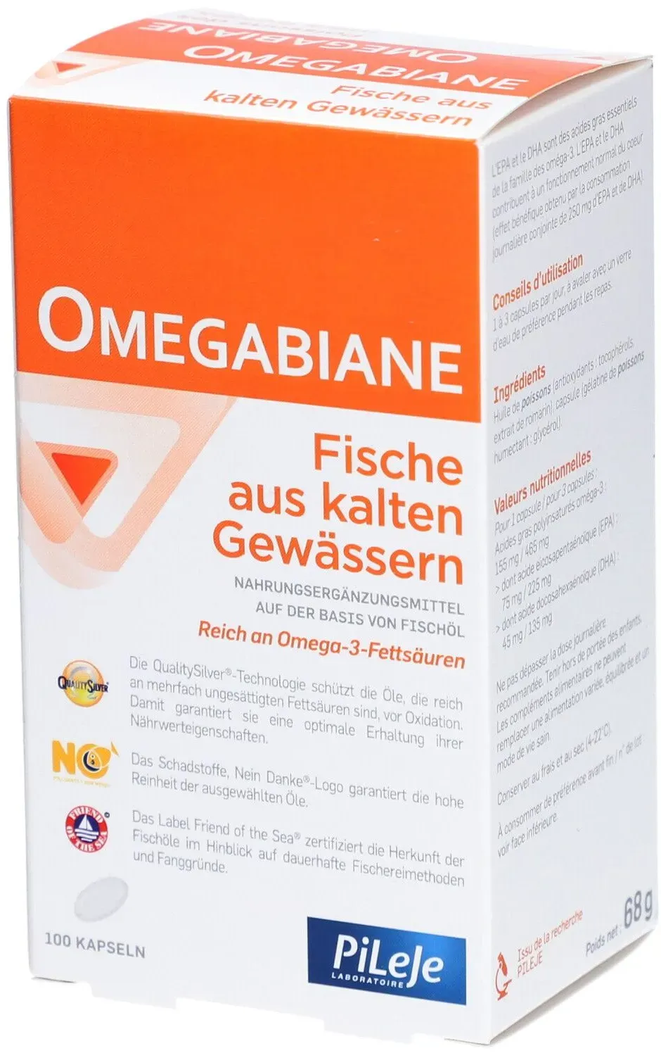 Omegabiane Fische aus kalten Meeren