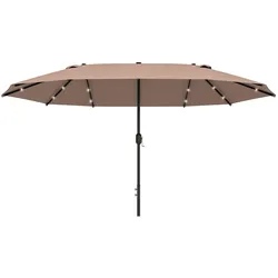 Outsunny Sonnenschirm Metall, Polyester