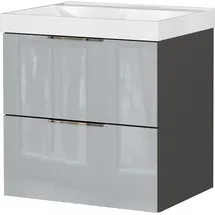 Germania Waschtischunterschrank 61 x 65 x 46 cm Grau