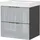 Germania Waschtischunterschrank 61 x 65 x 46 cm Grau