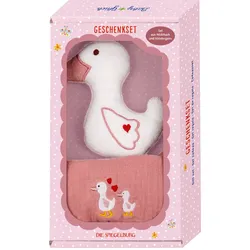 Die Spiegelburg - Geschenkset Gans, rosa - BabyGlück