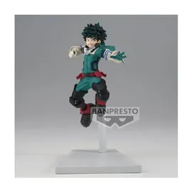 BANPRESTO My Hero Academia Bravegraph 2 Izuku Midoriya Figur 11 cm - Silber/Mehrfarbig
