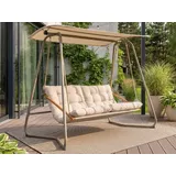beautysofa Garda Beige 2-Sitzer