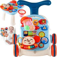 MalPlay Laufwagen 5 in 1 mit Spielzeugen und Piano | Gehfrei Spiel- und Lauflernwagen Lauflernhilfe Gehhilfe Musik | Spielecenter für Babys ab 6 Monaten