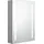 vidaXL LED-Spiegelschrank 50 cm grau