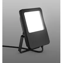 RZB Außenstrahler Aluminium, Glas, Stahl 195x145x41mm inkl. Bewegungsmelder schwarz