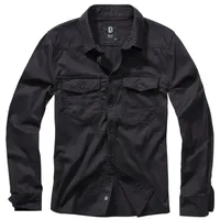 Brandit Textil Flannel Langarmhemd Black XL