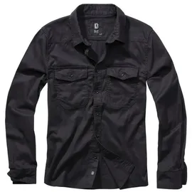 Brandit Textil Flannel Langarmhemd Black XL