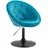 Svita Cocktailsessel Havanna Samt 62 x 88 x 58 cm Petrol drehbar, höhenverstellbar
