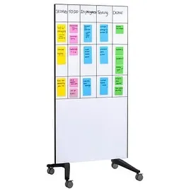 Legamaster Glas-Magnettafel 90 x 175 cm Weiß