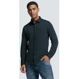 No Excess Langarmhemd Blau L