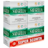 SAUGELLA Cotton Touch Damenbinden mit Flügeln, hypoallergen, antibakteriell, geruchshemmend und beruhigend, hohe Saugfähigkeit, 4 Packungen mit 14 Stück