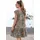 LASCANA Sommerkleid Animalprint Grün 36