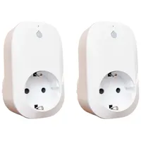 Shelly WLAN-Steckdose Plug, 16 A, Messfunktion, weiß, 2 Stück